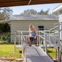 Semi-Permanent Modular Wheelchair Ramps and installation