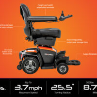 pride GO CHAIR orange SPECS