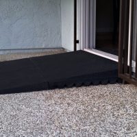 Transitional Rubber Home Accessibility Ramp